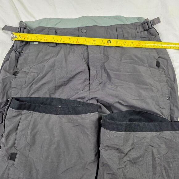 Columbia Convert Mens Large Gray Waterproof Snow Pants Nylon Winter Outdoors Ski - Picture 11 of 14
